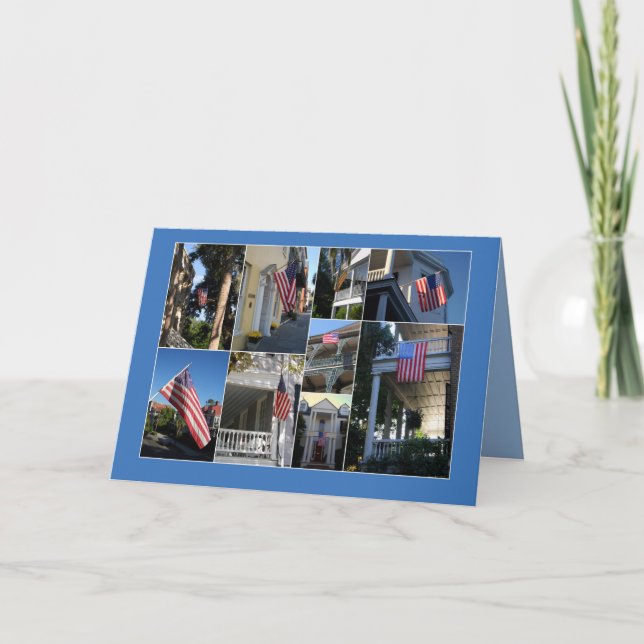 Thank You for Service American Flag Collage (Front)