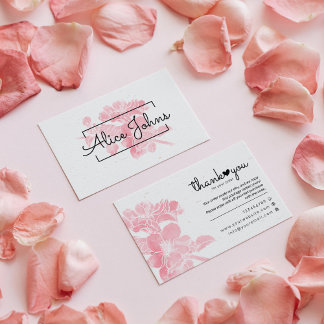 Thank You For Shopping Small Branding Business Card