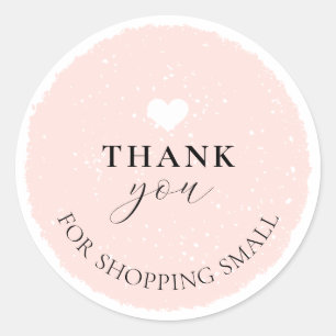 Thank You For Shopping Small Sticker