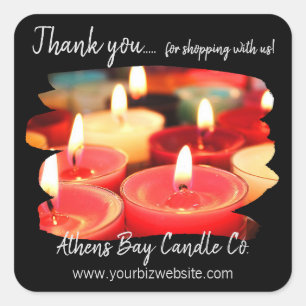 Thank you for Shopping with us Business Label