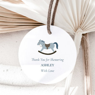 Thank You for Showering Her With Love Baby Shower Favour Tags