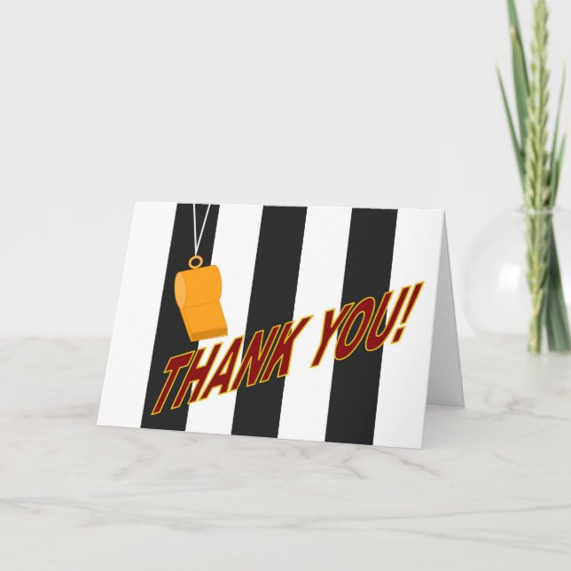 Thank You for Sports Official Card (Front)