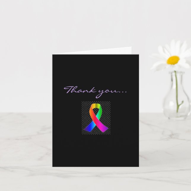 Thank you for supporting me during cancer card (Small Plant)