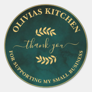 Thank you For Supporting My Small Business Custom Classic Round Sticker