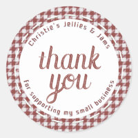 Thank you for supporting my small business gingham