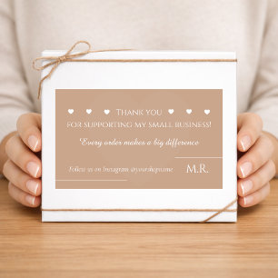 Thank You For Supporting My Small Business Rectangular Sticker