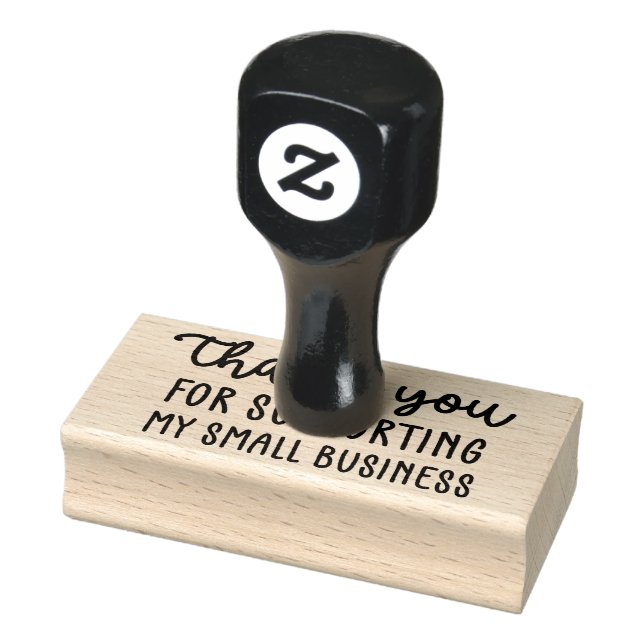 Thank You For Supporting My Small Business Rubber Stamp (Stamp)