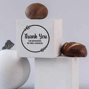 Thank You for Supporting My Small Business, Rubber Stamp
