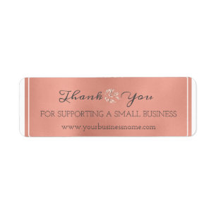 Thank You For Supporting Small Business Copper Ros