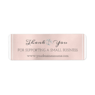 Thank You For Supporting Small Business Pearl Pink