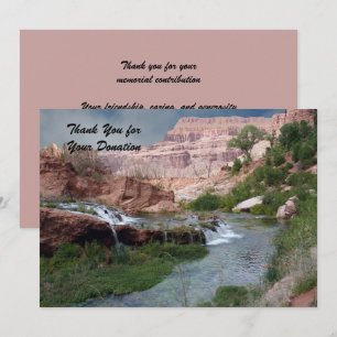 Thank You for the Donation, Unspoiled Waterfalls