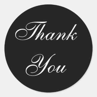 Thank You For The Gift Classic Round Sticker