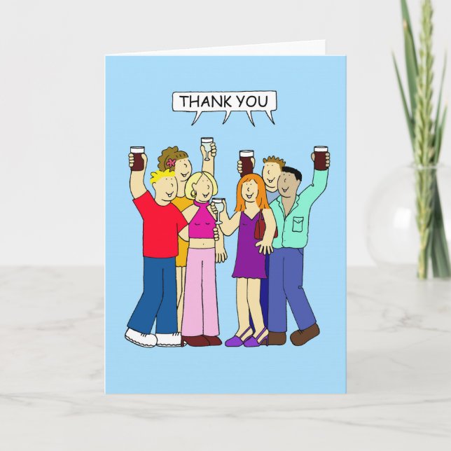 Thank You for the Great Party Card (Front)