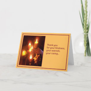 Thank you for the kindness... card