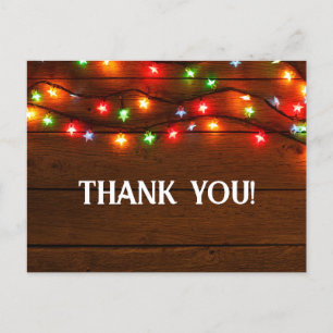 Thank you for the Lights! Postcard