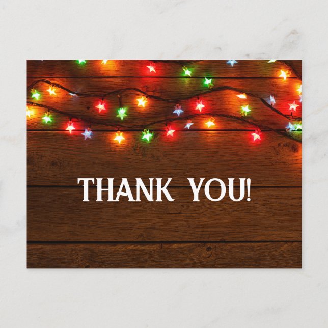 Thank you for the Lights! Postcard (Front)