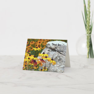 Thank You for the Lovely Flowers, Yellow Flowers Card