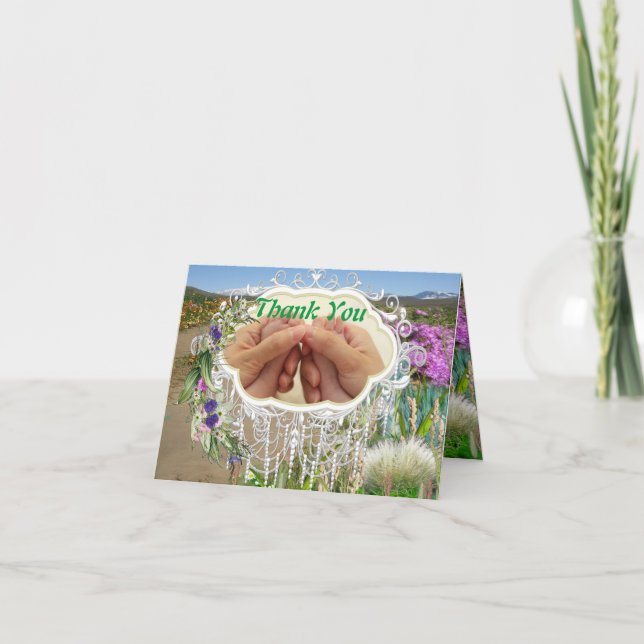 Thank You for the  Spring Baby Shower gifts (Front)