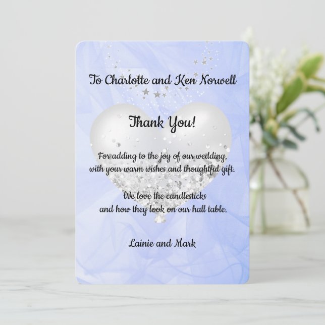 Thank You  For the Wedding Gift 3 (Standing Front)