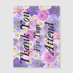 Thank you for your attend wedding card 