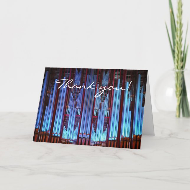 thank you for your beautiful music card (Front)