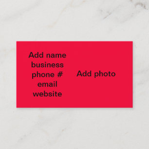 Thank You For Your Business Card