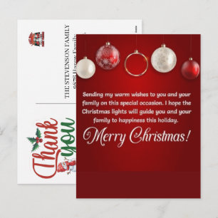 Thank you for your business christmas cards
