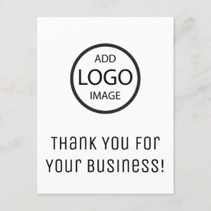 Thank You for Your Business Company Sticker Enclosure Card