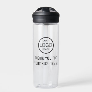 Thank You for Your Business | Company Sticker Water Bottle