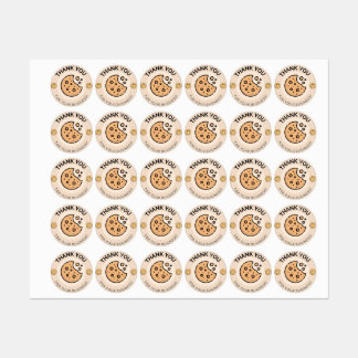 Thank You For Your Business, cookie sticker