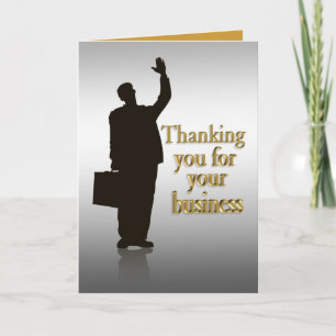 Thank you for your business greeting card