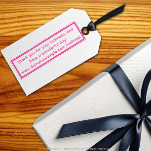 Thank You For Your Business Personalised Text URL  Self-inking Stamp