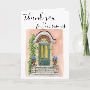 Thank you For your Business Realtor Real Estate Card