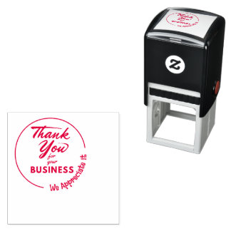 THANK YOU FOR YOUR BUSINESS RUBBER STAMP