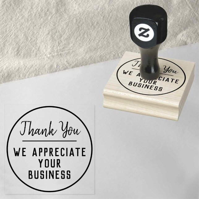 Thank You For Your Business Rubber Stamp (Creator Uploaded)