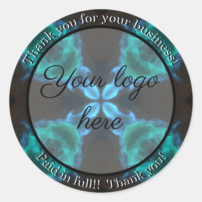 Thank you for your business stickers (Front)