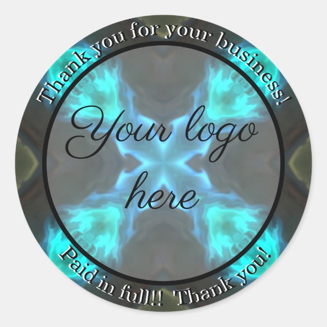 Thank you for your business stickers (Front)