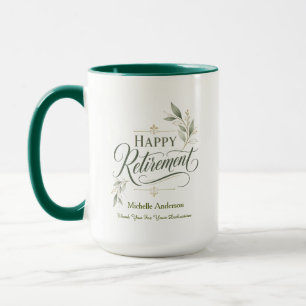 Thank You For Your Dedication Personalised Name Mug