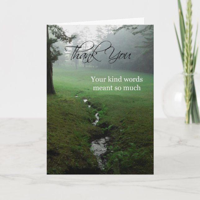 Thank You For Your Expression of Sympathy Card (Front)