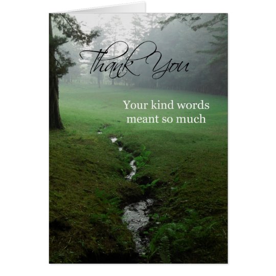 Thank You For Your Expression of Sympathy Card | Zazzle