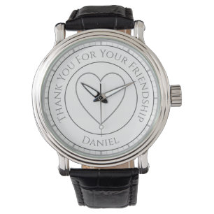 Thank You For Your Friendship with Name - Gift Watch