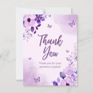 Thank you for your generous support postcard