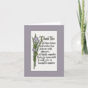 Thank You for Your Good Wishes