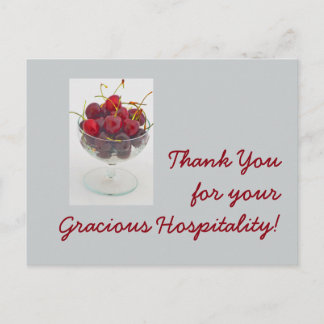 Thank You for your Gracious Hospitality! Postcard