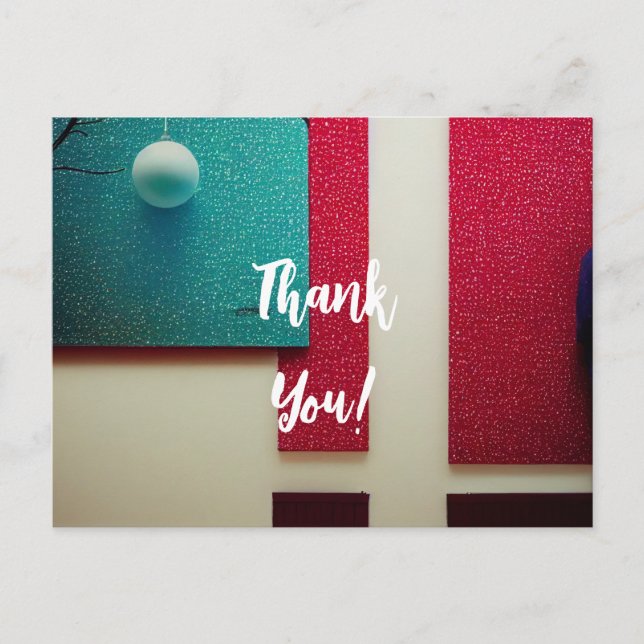 Thank you for your holiday cheer! postcard (Front)