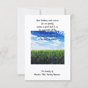 Thank you for your Kindness