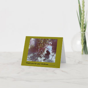 Thank You For Your Kindness Folded Card