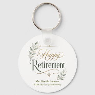 Thank You For Your Leadership Personalised Name Key Ring