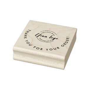 Thank you for your order Custom logo business Rubber Stamp