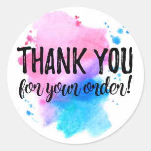 Thank you for your order label